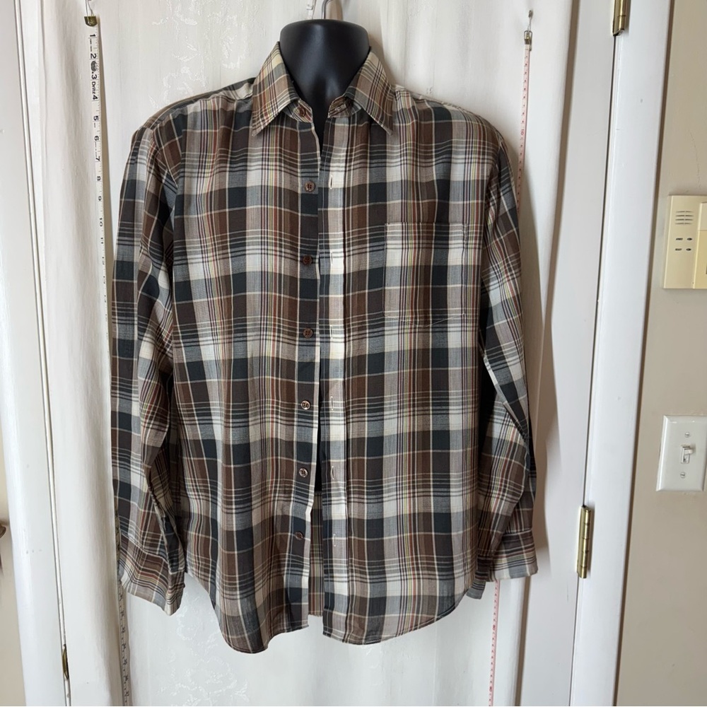 Vintage Men's Wedgefield Plaid Button-Down